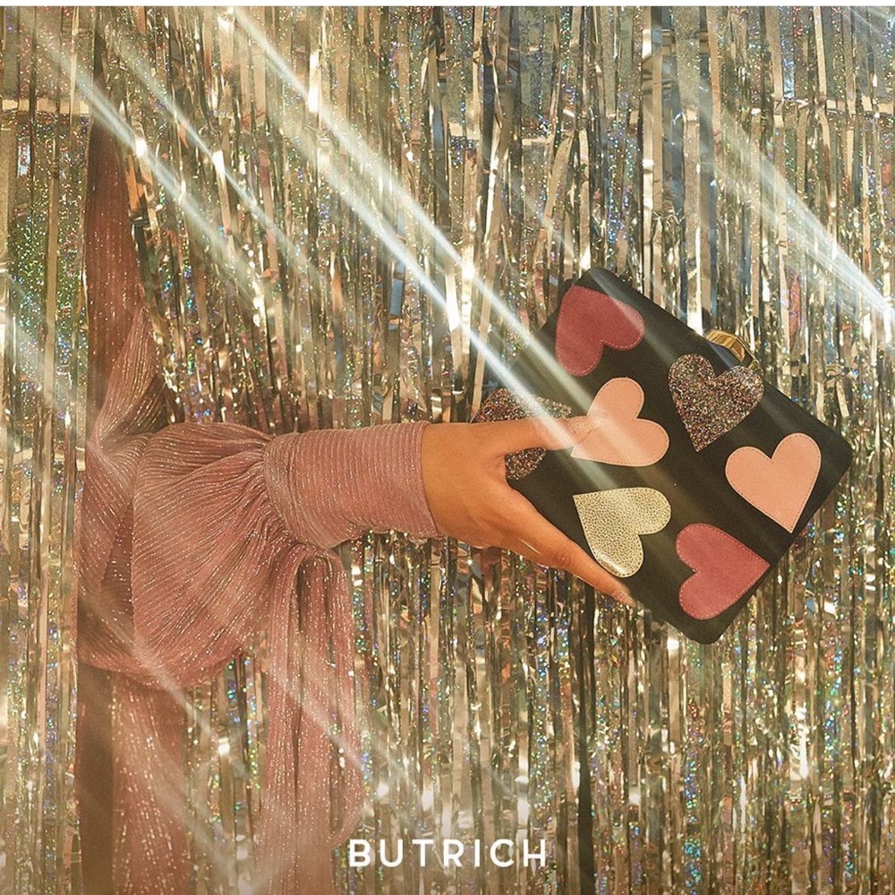 Butrich *BOGGIE* Hearts Clutch